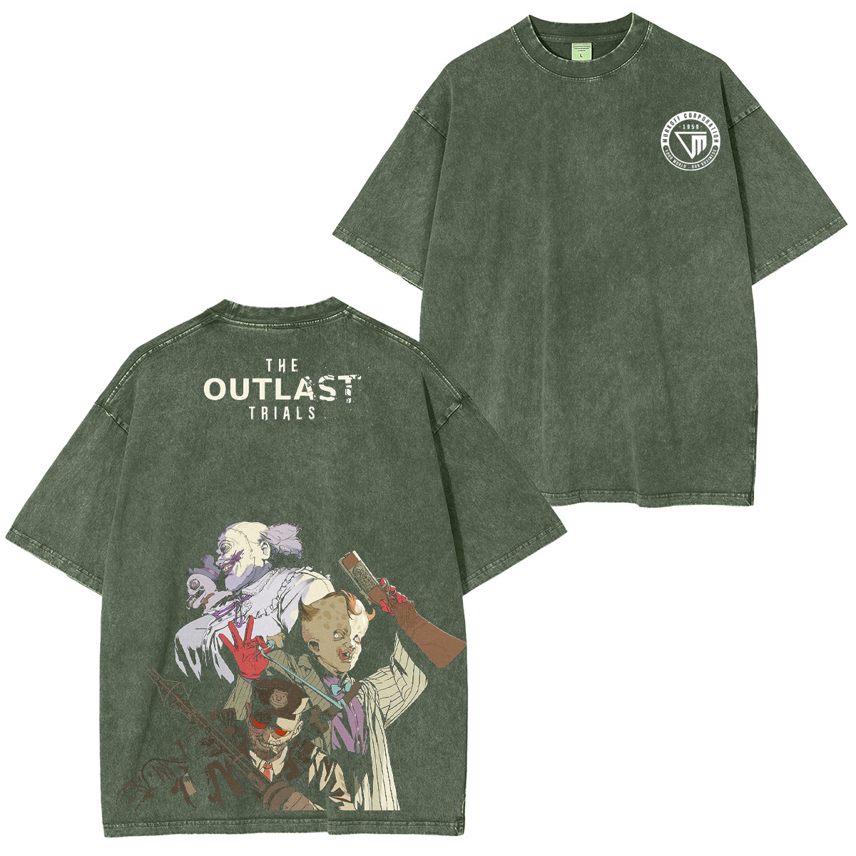The Outlast Trials Vintage Washed T-shirt/Crewneck/Hoodie
