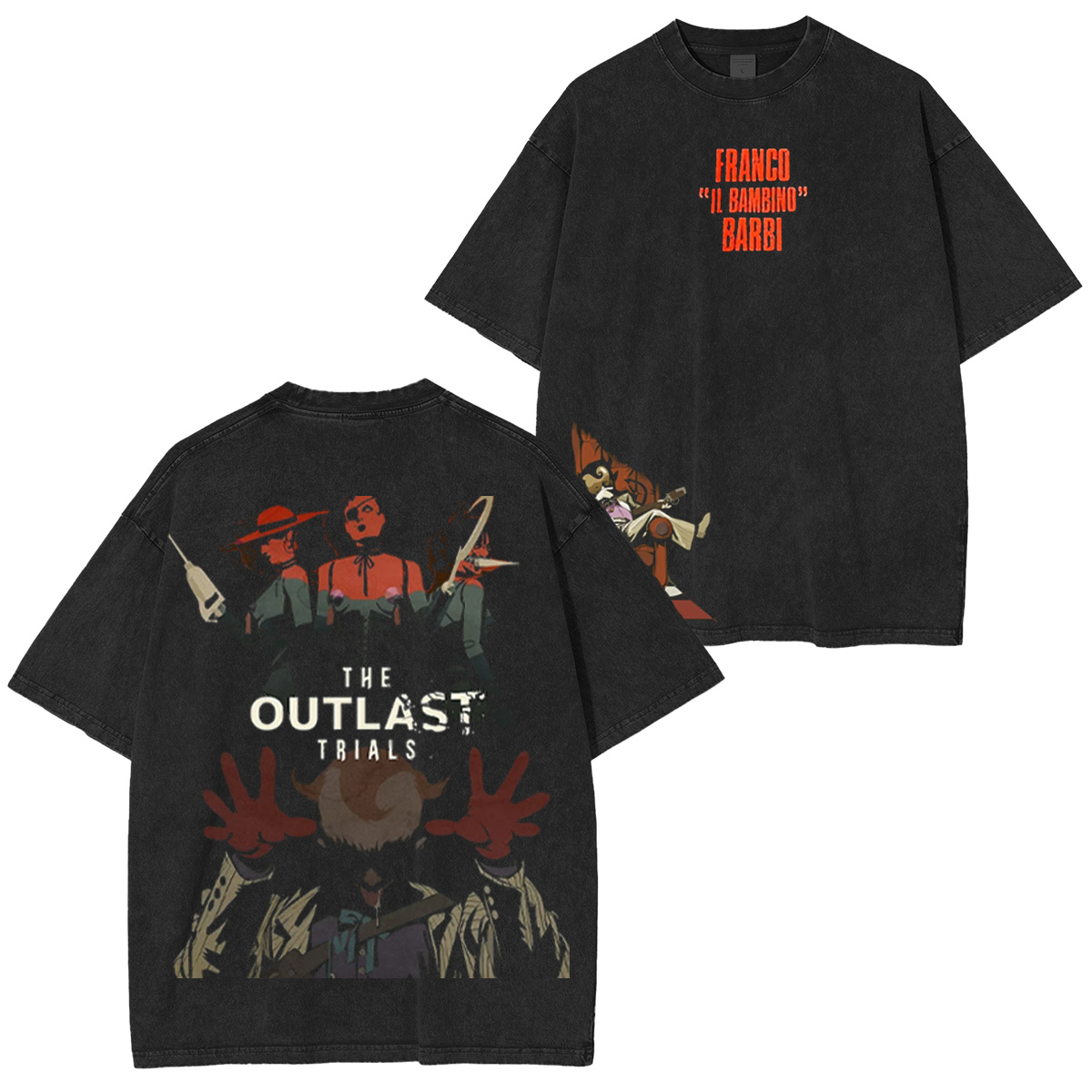 The Outlast Trials Vintage Washed T-shirt/Crewneck/Hoodie