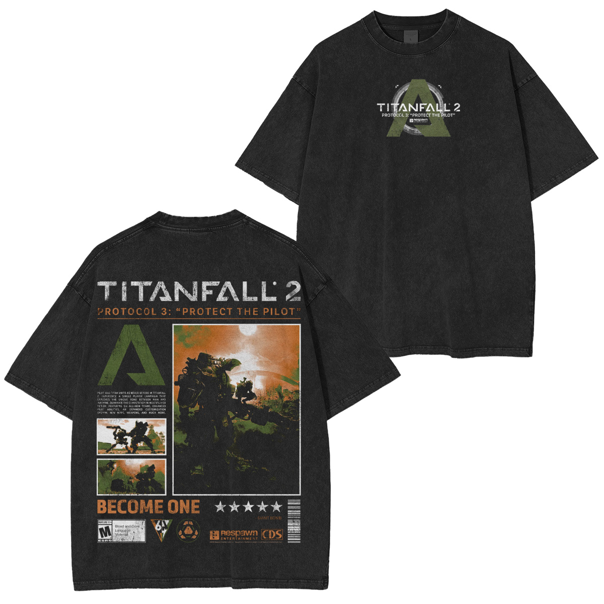 Titanfall 2 Washed T-shirt/Crewneck/Hoodie