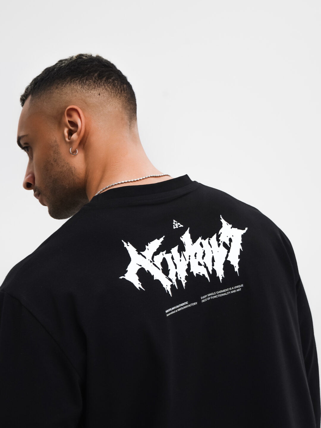 Skull Knight Oversize Long Sleeve Sweatshirt