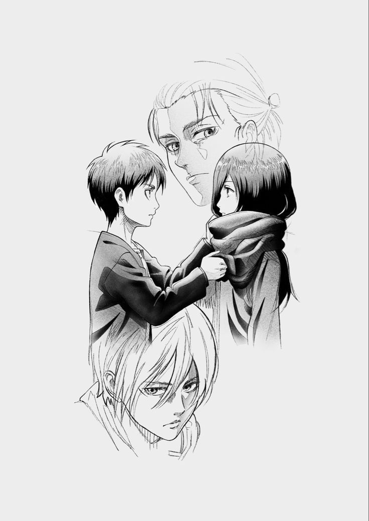 Eren x Mikasa Crewneck T-Shirt