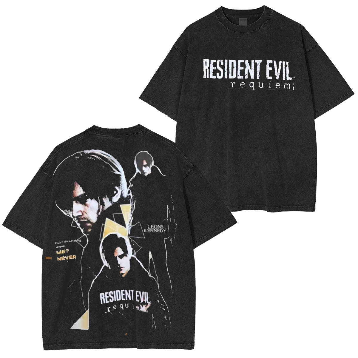 Vintage Resident Evil Requiem Washed T-shirt