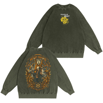 One Piece Vintage Washed T-shirt/Crewneck/Hoodie