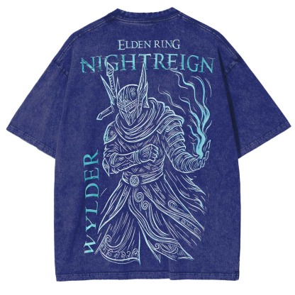 Elden Ring Nightreign Vintage Washed Unisex T-Shirt