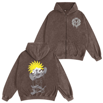 One Piece Washed T-shirt/Crewneck/Hoodie