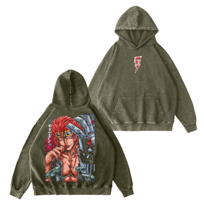 Eustass Kid One Piece Washed T-shirt/Crewneck/Hoodie