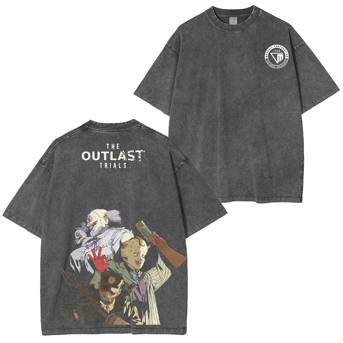 The Outlast Trials Vintage Washed T-shirt/Crewneck/Hoodie