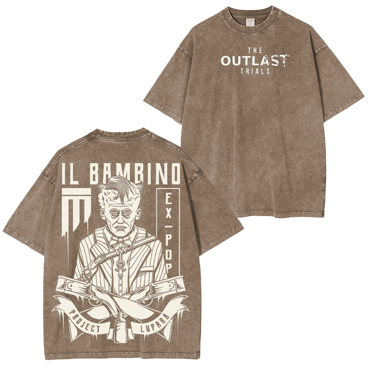 Outlast Trials Vintage Washed T-shirt/Crewneck/Hoodie