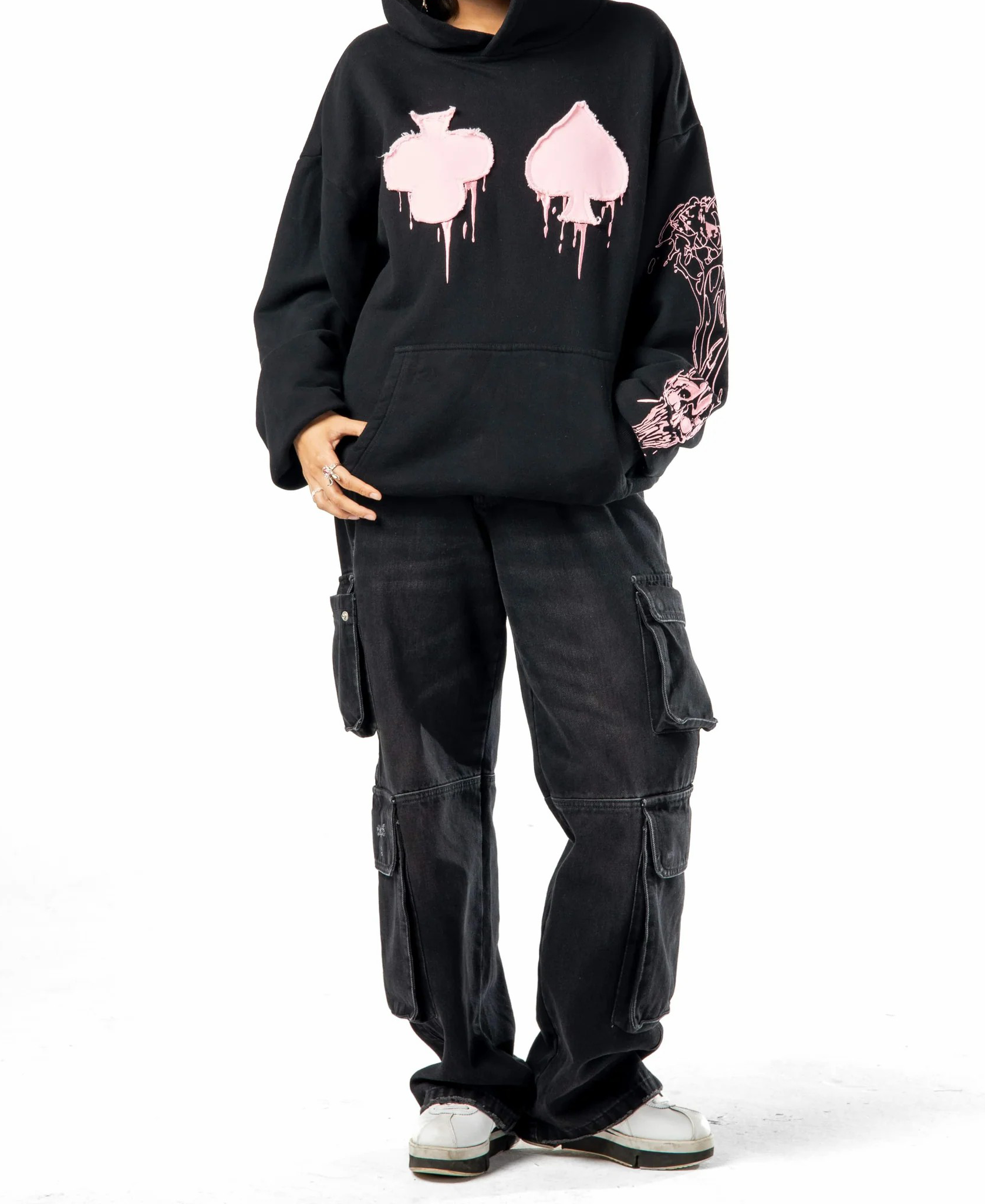 Rubber & Gum Hoodie-H×H