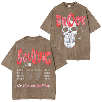 Brook One Piece Vintage Washed T-shirt/Crewneck/Hoodie