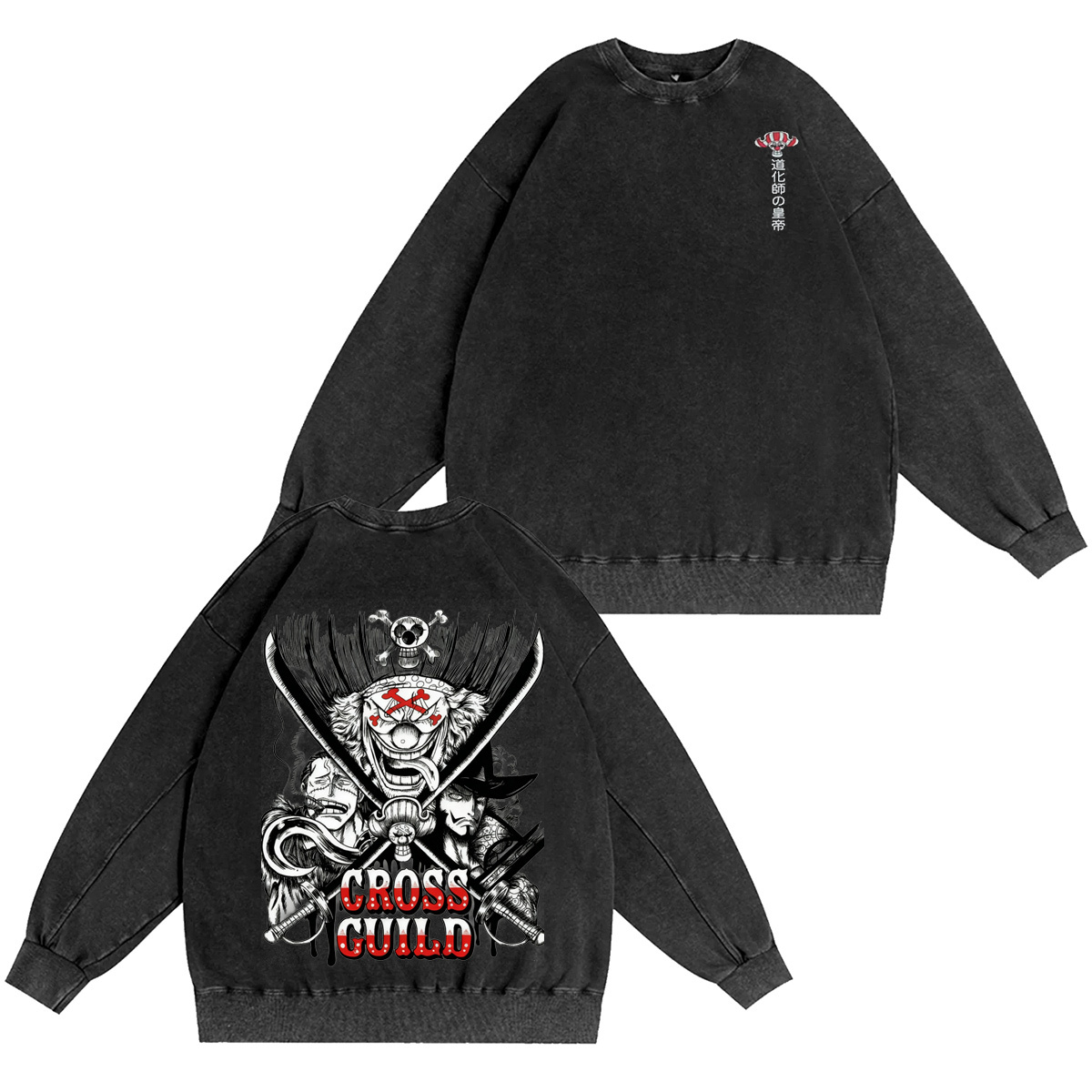 One Piece Vintage Washed T-shirt/Crewneck/Hoodie