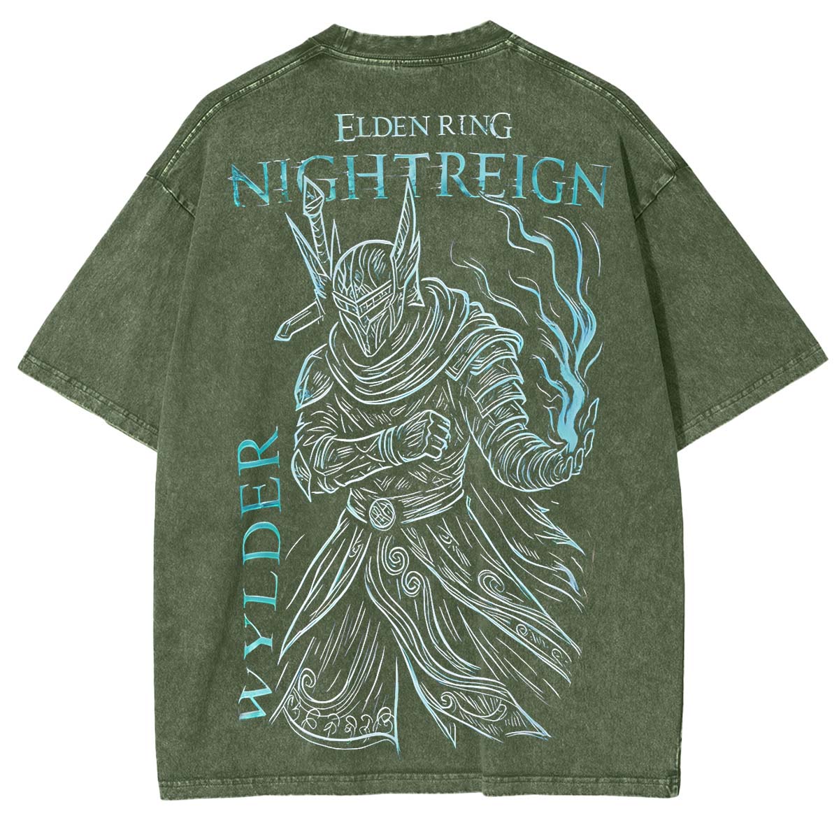 Elden Ring Nightreign Vintage Washed Unisex T-Shirt