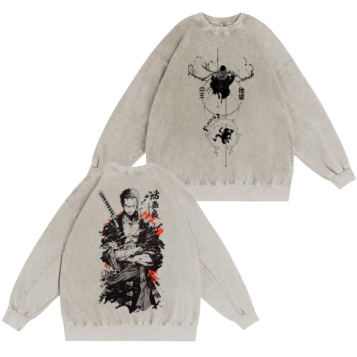 Roronoa Zoro One Piece Washed T-shirt/Crewneck/Hoodie