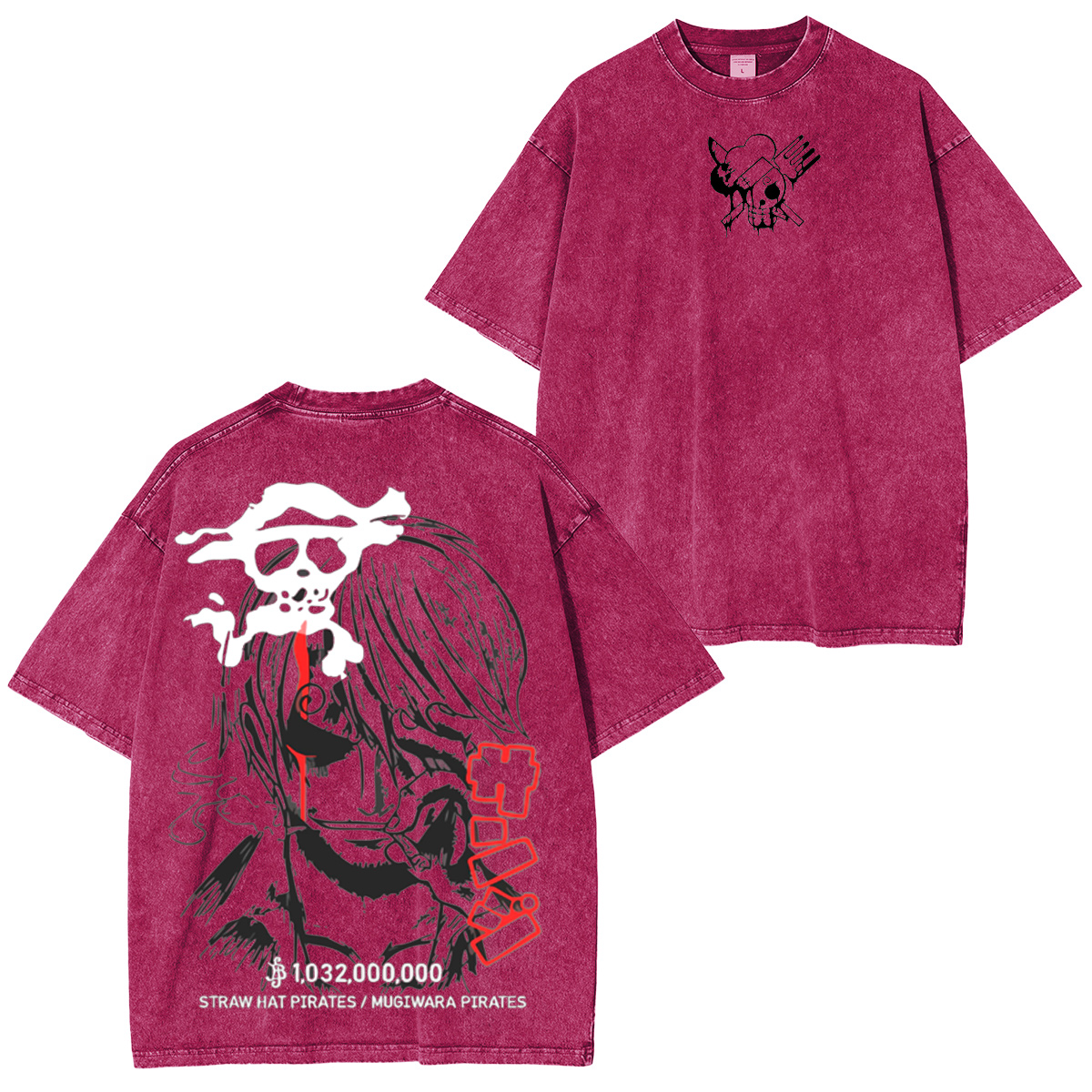 One Piece Washed T-shirt/Crewneck/Hoodie