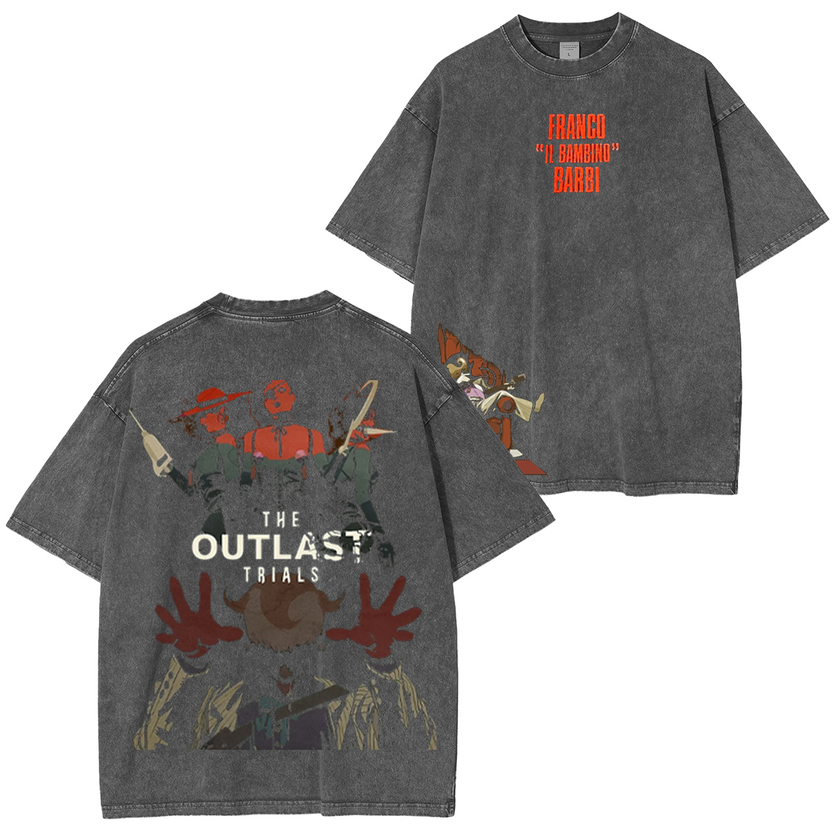 The Outlast Trials Vintage Washed T-shirt/Crewneck/Hoodie