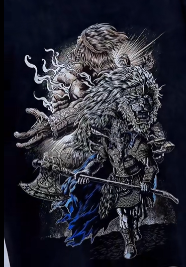 Godfrey – Elden Ring Vintage Washed Unisex T-Shirt