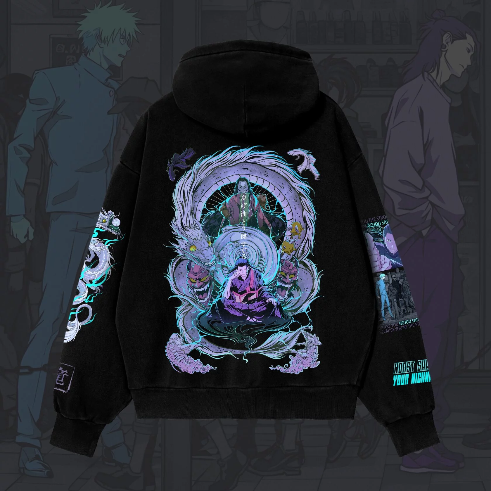 Jujutsu Kaisen Geto Oversized Hoodie