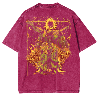 Midra Lord of Frenzied Flame Vintage Washed Unisex T-Shirt