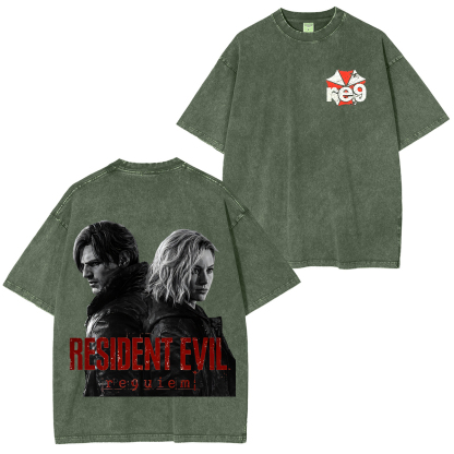 Resident Evil Washed T-shirt/Crewneck/Hoodie