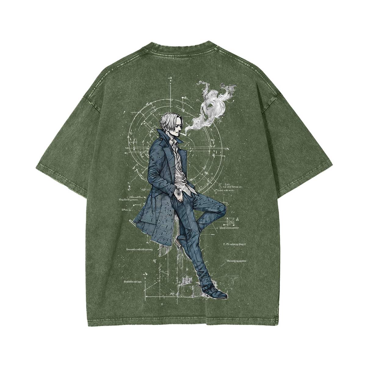 Sanji One Piece Unisex Washed T-Shirt