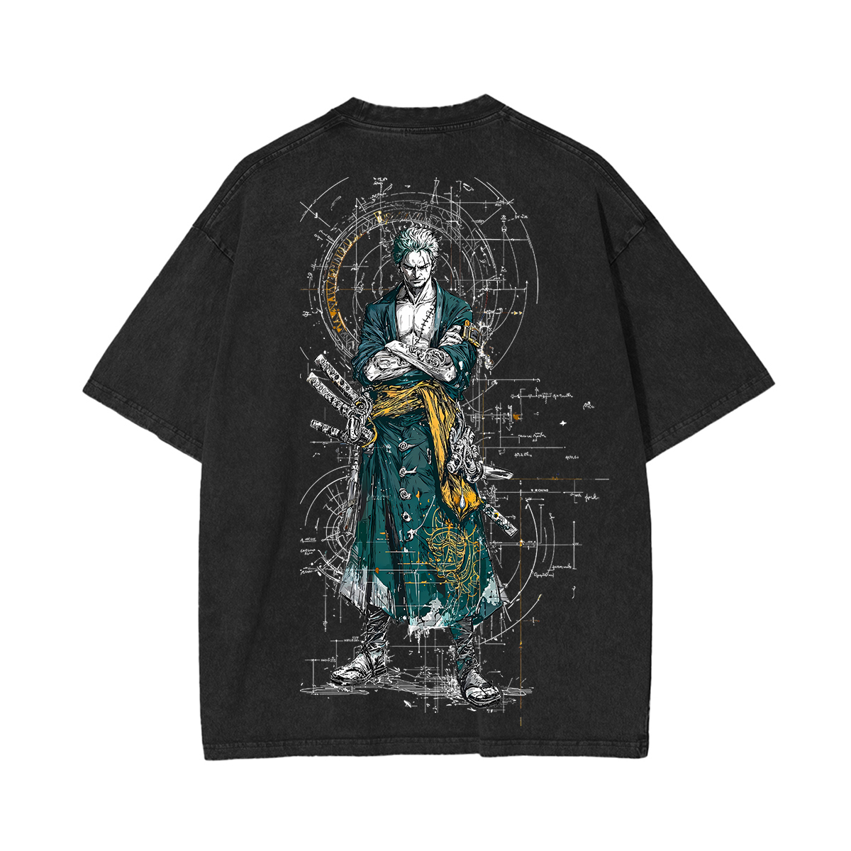 Sanji X Zoro X Luffy One Piece Unisex Washed T-Shirt