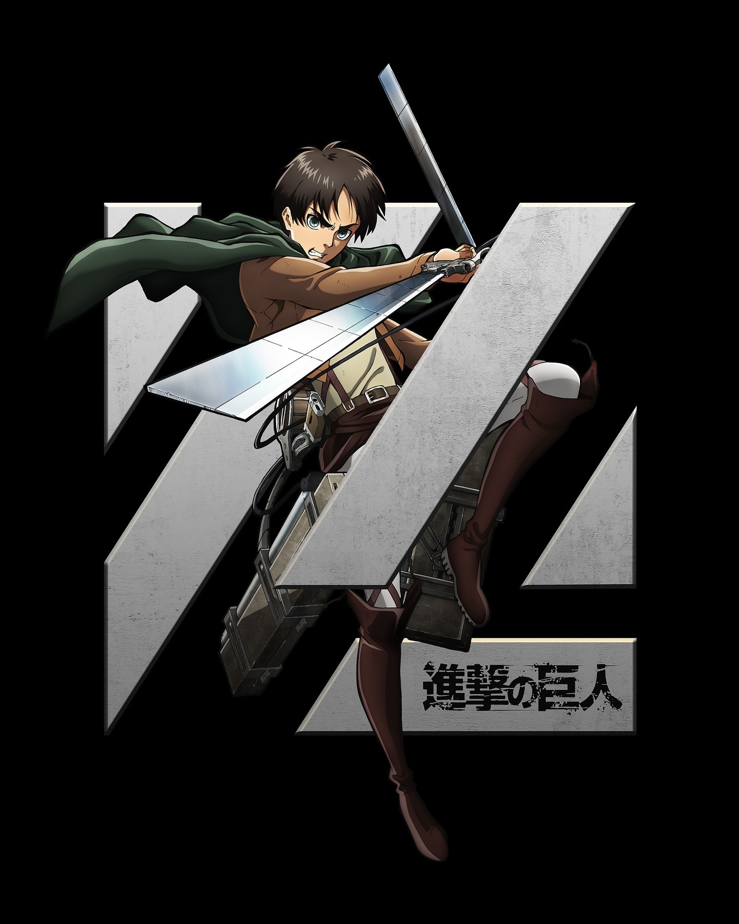 Bloc Eren Attack on Titan Tee/Sweatshirt/Hoodie