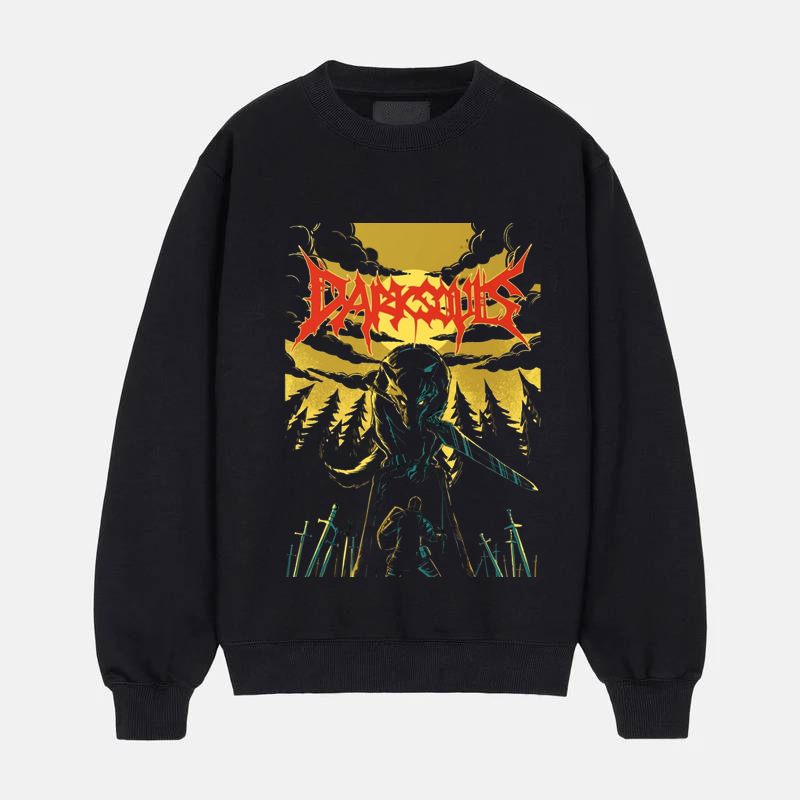Unofficial Dark Souls Metal Band Classic Crewneck Sweatshirt