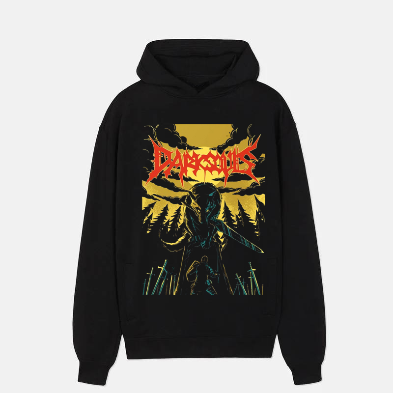 Unofficial Dark Souls Metal Band Classic Hoodie