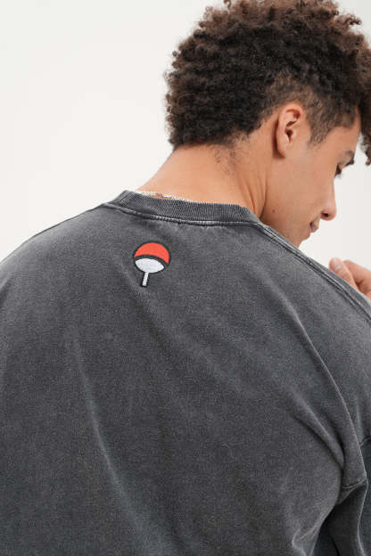 MASK WASHED CREWNECK SWEATSHIRT