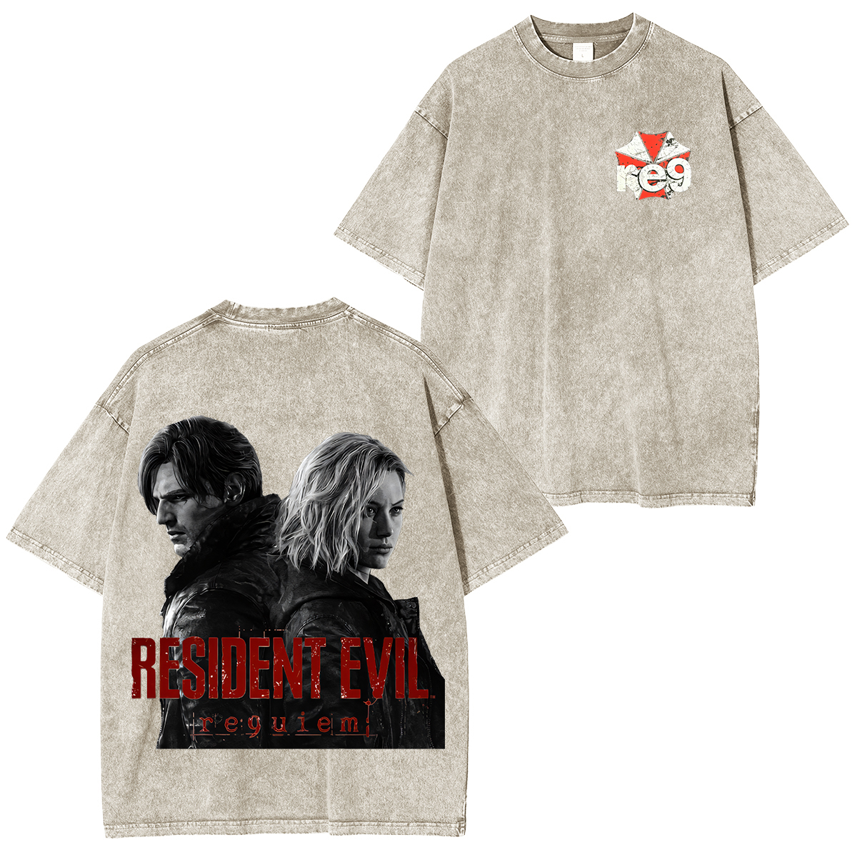 Resident Evil Washed T-shirt/Crewneck/Hoodie