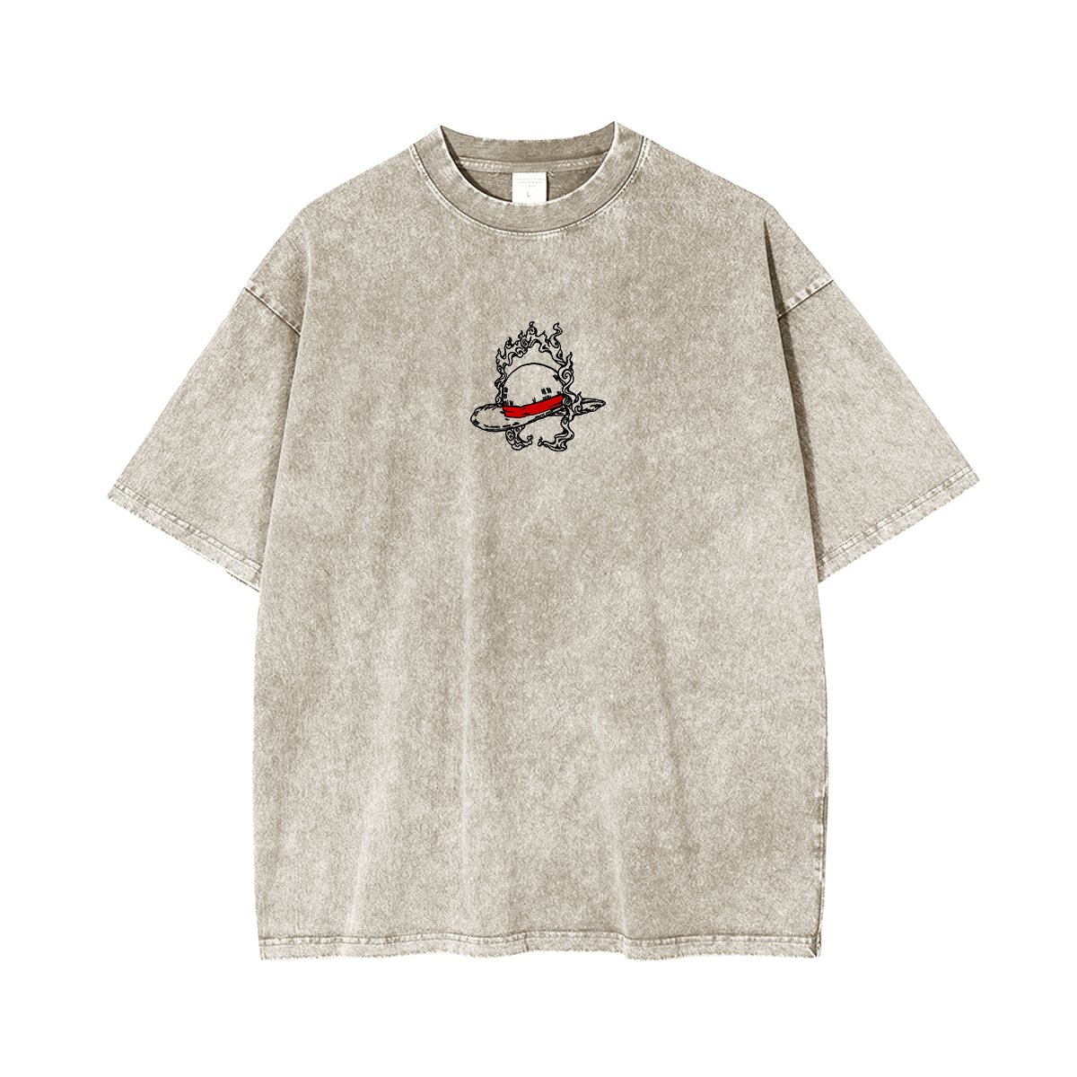 Luffy One Piece Unisex Washed T-Shirt