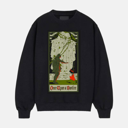Once Upon A Bonfire Crewneck Sweatshirt