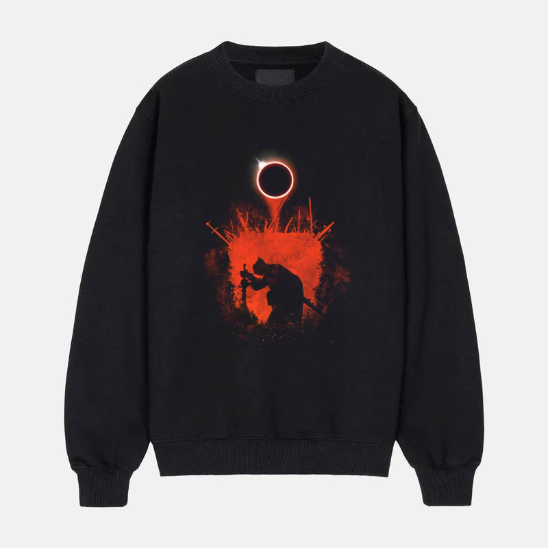Fire Eclipse Ember Version  T-Shirt/ Crewneck Sweatshirt/Hoodie