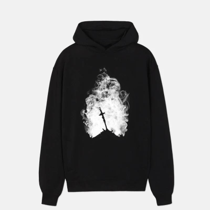 Dark Flame White Version  T-Shirt/ Crewneck Sweatshirt/Hoodie