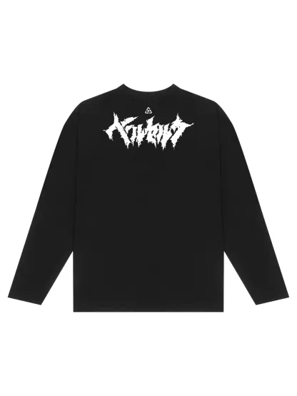 Skull Knight Oversize Long Sleeve Sweatshirt