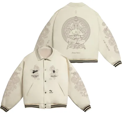 God Of Shinobi Denim Bomber Jacket