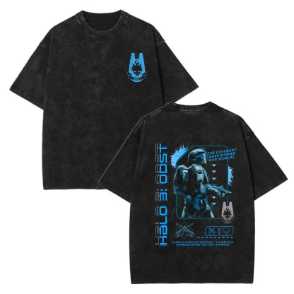 The Rockie Halo 3: ODST game 2 Sides Washed Tee