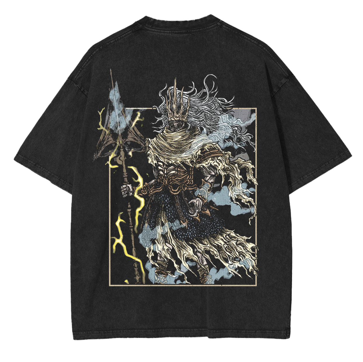 Dark Souls Nameless King  Unisex Washed T-Shirt
