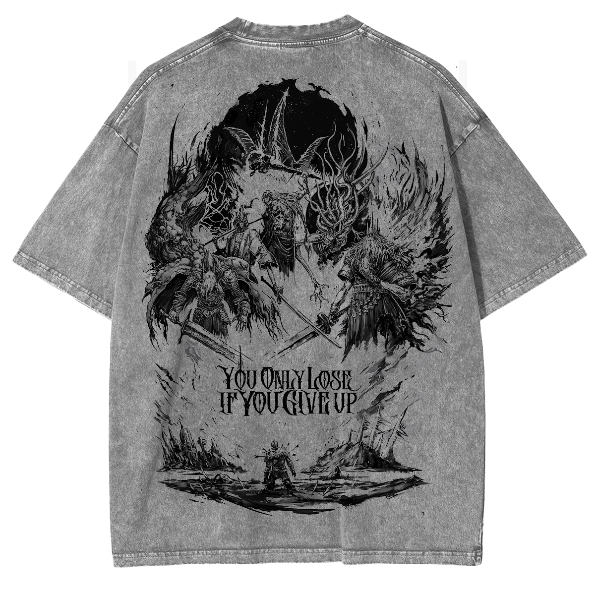 Dark Souls  Elden Ring  Vintage Washed Unisex T-Shirt