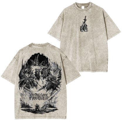 Dark Souls  Elden Ring  Vintage Washed Unisex T-Shirt