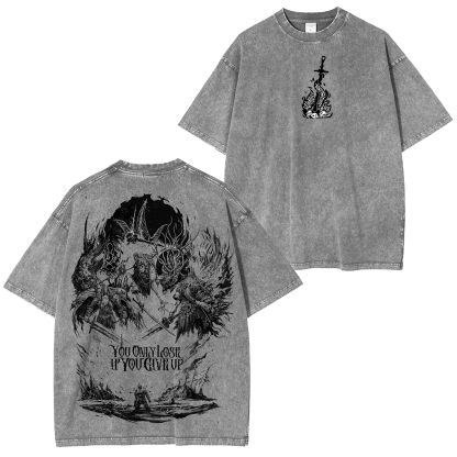 Dark Souls  Elden Ring  Vintage Washed Unisex T-Shirt
