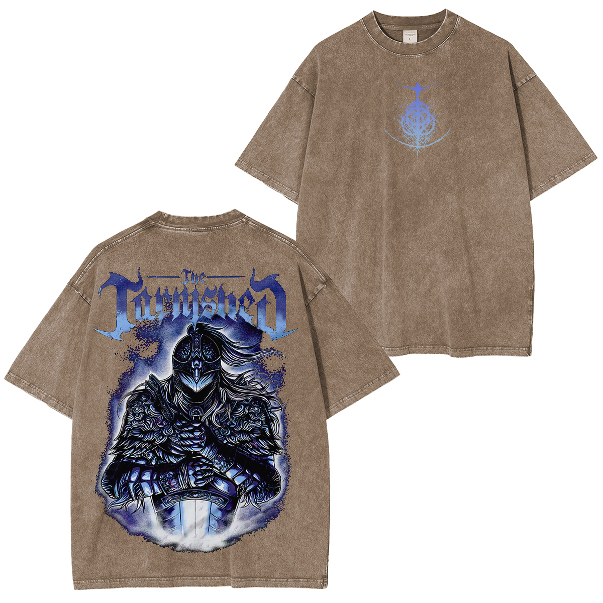 Retro Elden Ring Unisex Washed T-Shirt