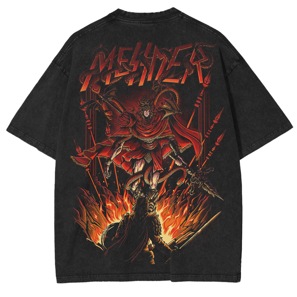 Messmer the Impaler,Elden Ring Washed Unisex T-Shirt