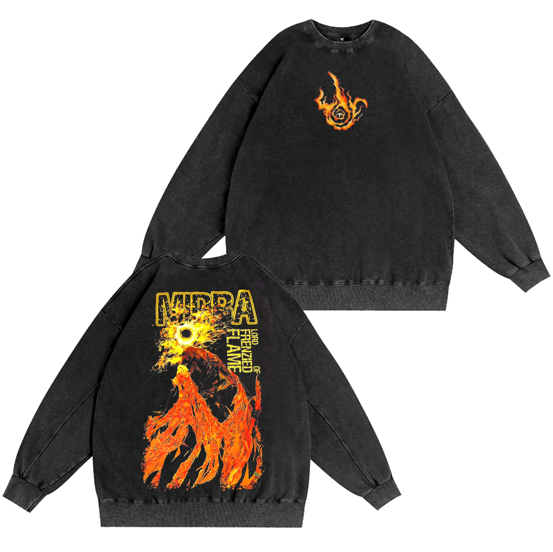 Vintage Midra, Lord of Frenzied Flame Unisex Washed T-shirt/Crewneck/Hoodie