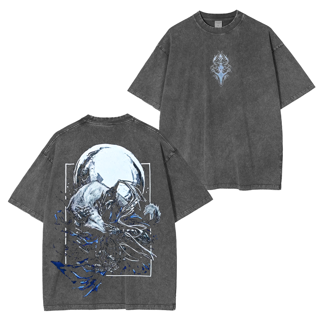 Artorias & Sif Dark Souls Washed Unisex T-Shirt