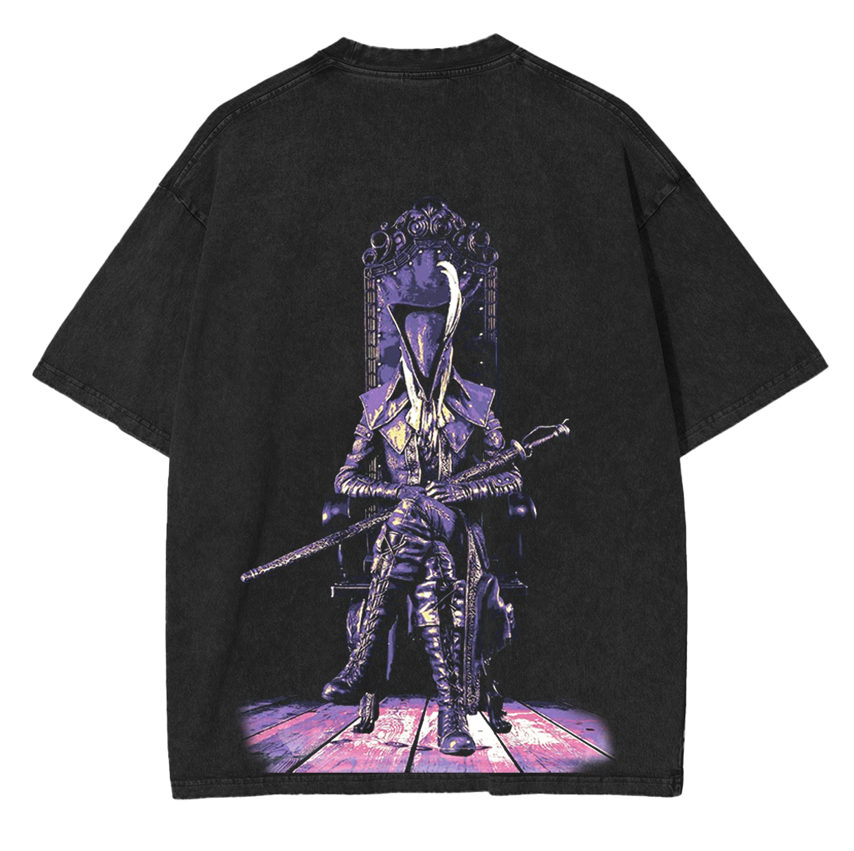 Lady Maria,Bloodborne Washed Unisex T-Shirt