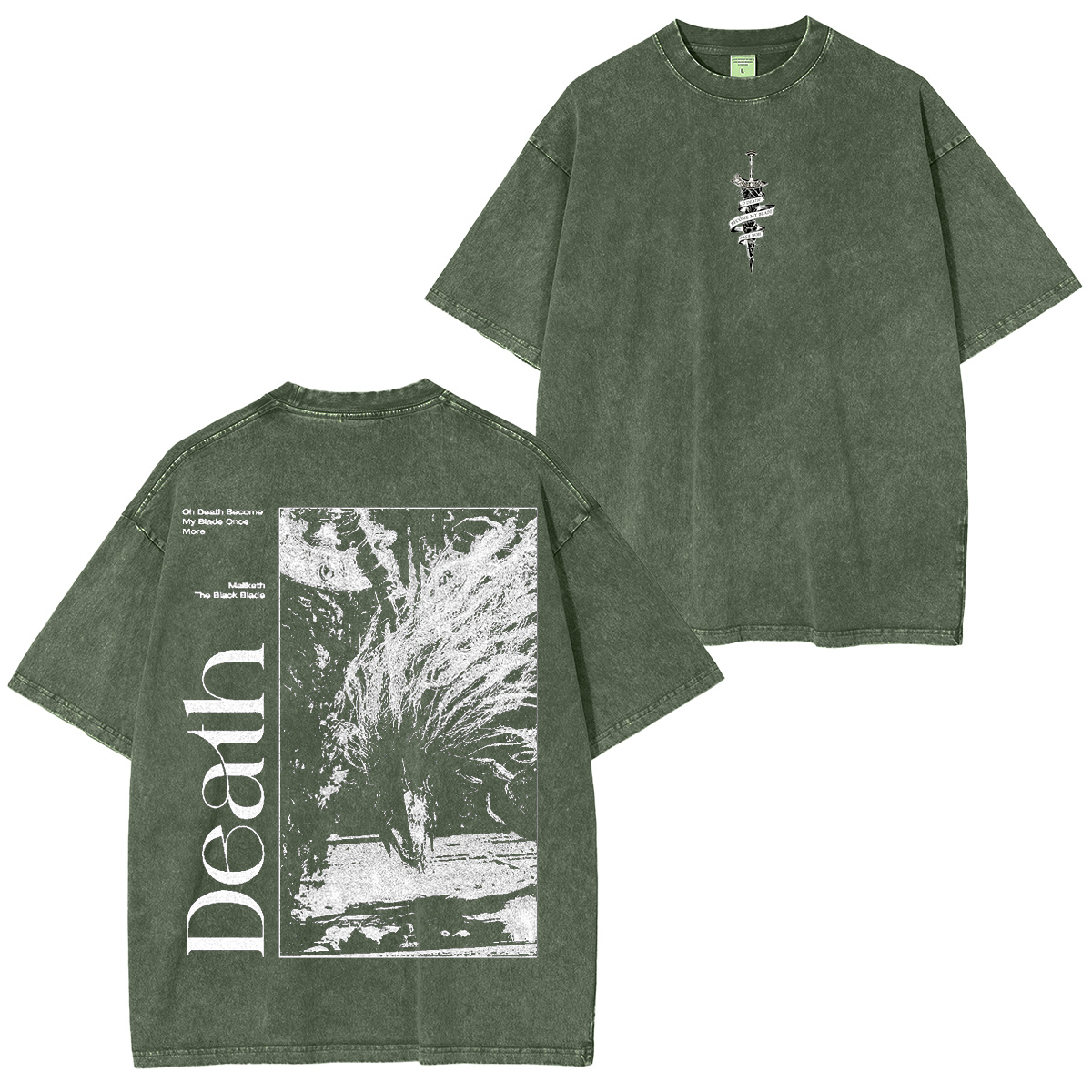 Maliketh the Black Blade,Elden Ring Unisex Washed T-Shirt