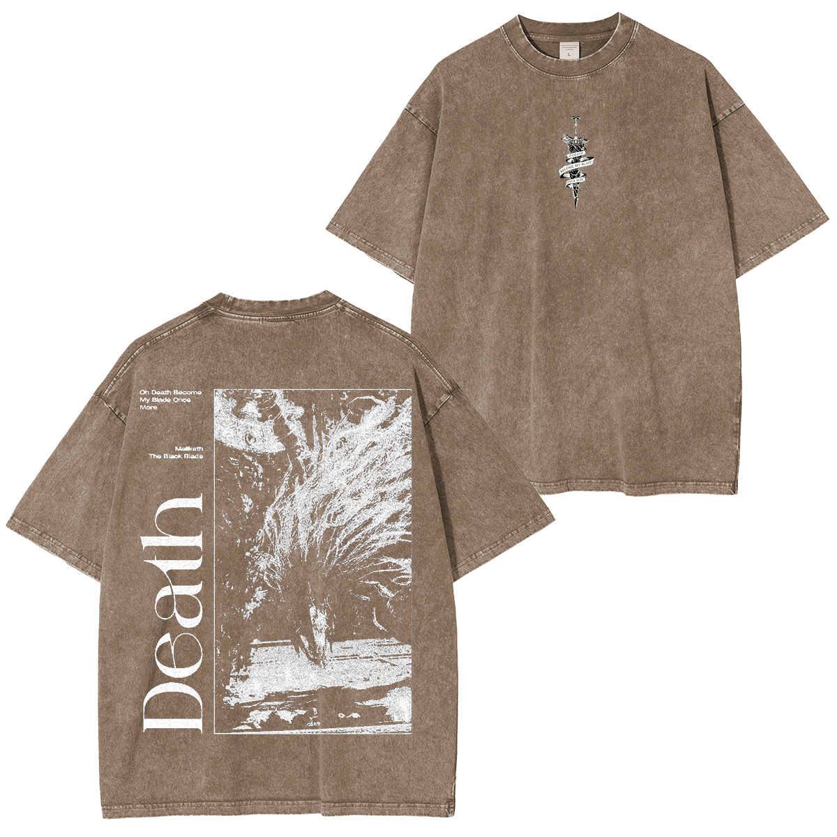 Maliketh the Black Blade,Elden Ring Unisex Washed T-Shirt