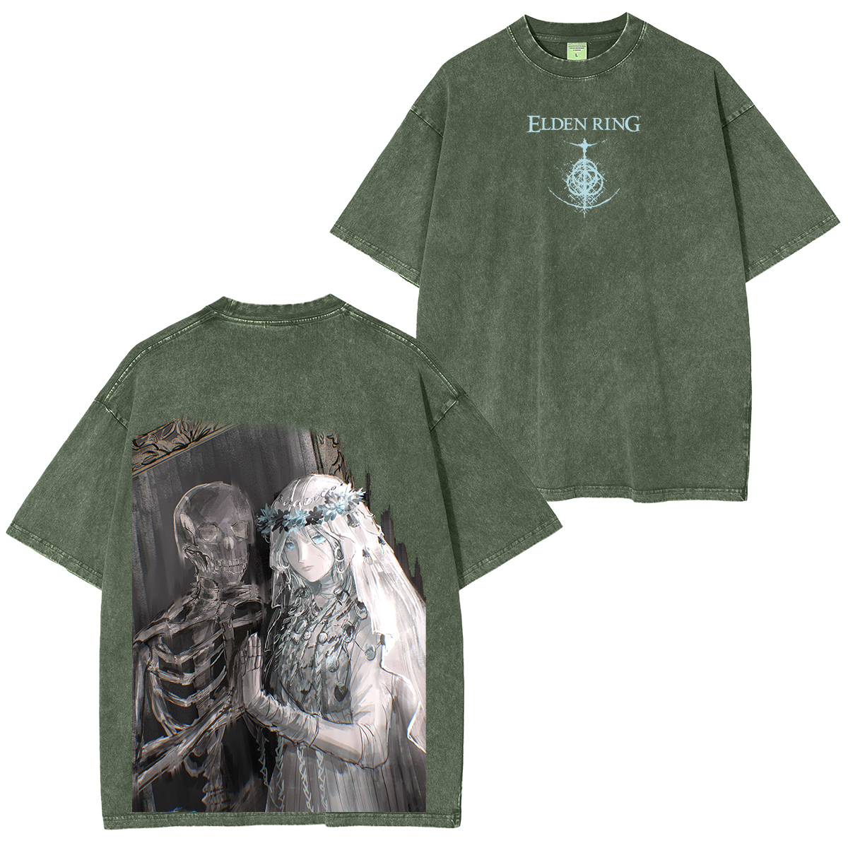 Elden Ring NIGHTREIGN Unisex Washed T-Shirt