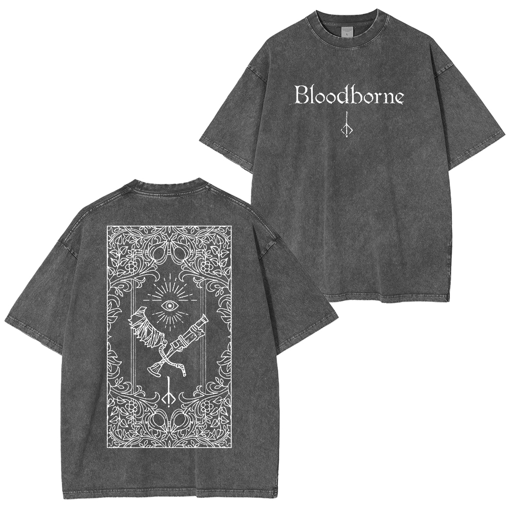 Bloodborne Washed Unisex T-Shirt